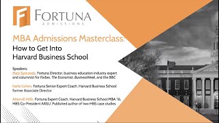 MBA Admissions Masterclass: How To Get Into Harvard Business School