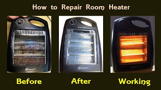 How to Repair 2 Rod Quartz/Halogen Room Heater