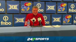 Bill Self reacts to Kansas' win over Iowa State