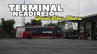 LANGKA⁉️SANTOSO DATANG PERTAMA🤩. Hunting Bus Di Terminal NGADIREJO Jalur TEMANGGUNG