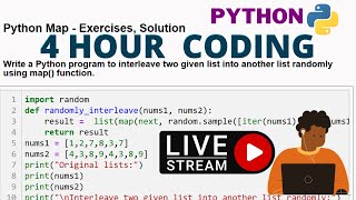 Python For Beginners | function | Lambda | Map | Python Exercises #stream #education #python
