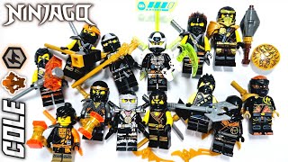 Lego Ninjago Cole | Every Cole Minifigure That I have