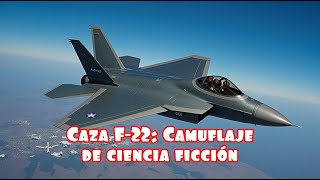 ¡F-22 RAPTOR en Acción! 🚀 Descubre el Secreto del CAMUFLAJE Increíble 🌌