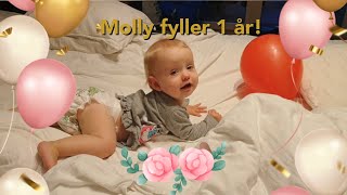 Molly fyller 1 år!