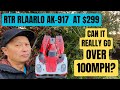 Rlaarlo AK-917 speed rc car unboxing, review and test run - 100+ mph 1/10 scale