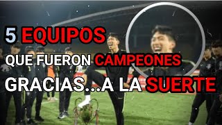 LOS 5 CASOS DE EQUIPOS Y SELECCIONES QUE FUERON CAMPEONES GRACIAS A LA SUERTE