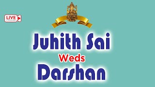 Juhith Sai Weds Darshan Muhurtham Live