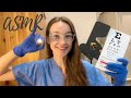 ASMR Eye Exam by Medical Student Roleplay (Soft Spoken)