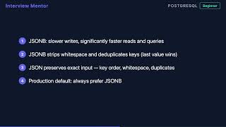 JSON vs JSONB in PostgreSQL — Know the Difference