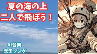 夏の海を飛ぶパラグライダー！愛と自由の瞬間・感動的