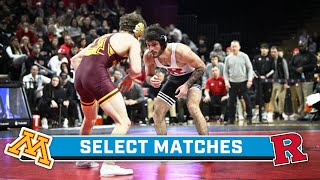Select Matches: Minnesota at Rutgers | Big Ten Wrestling | 1/27/24
