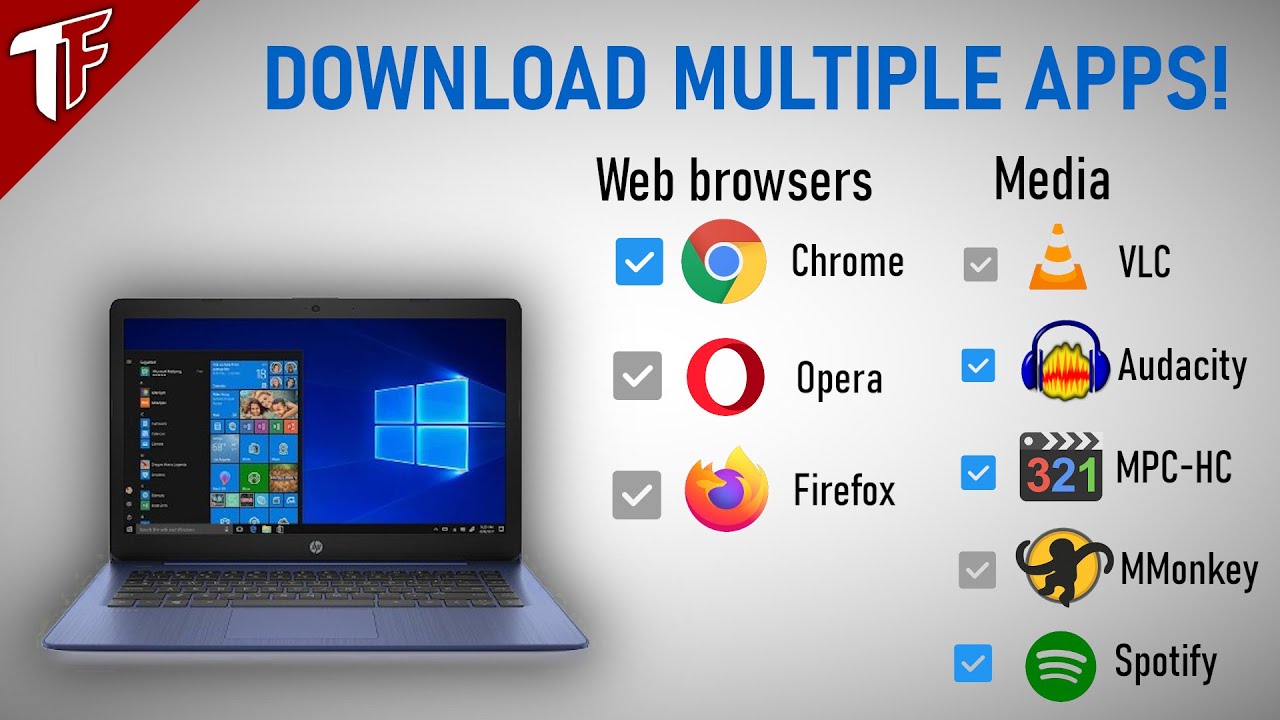 Multiple Apps Download After Installing Windows | Download Multiple ...