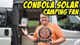 Solar Camping Fan with Light – Game Changer or Total Junk? (Conbola Review)