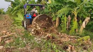 Banana Tree Shredder Machine வாழை மரத்தை வெட்டி தூளாக்கி உரமாக்கும் எந்திரம்