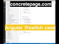 Angular @switch case