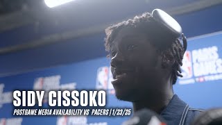 Sidy Cissoko Postgame vs Indiana Pacers | 1.23.2025