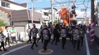 2015岸和田市春木地区、第二回目試験曳き　春木宮本町②（平成27年9月18日）