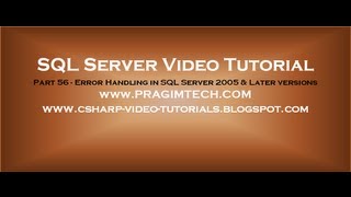 Error handling in sql server Part 56