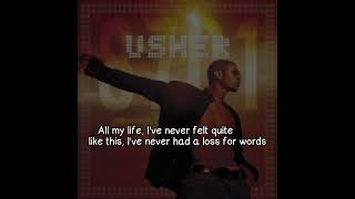 Usher - How Do I Say Lyrics Video