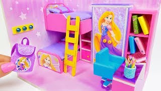 DIY Habitación en Miniatura de Rapunzel ~ Miniature Dollhouse Colección Casa de Muñecas