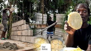 Ackee and Salffish with Cart Wheel Dumplings | Working on My House | Must Watch | Day Seven