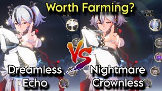 Camellya Damage Comparison | Dreamless Echo VS Nightmare Crownless Echo | Wuthering Waves 2.0