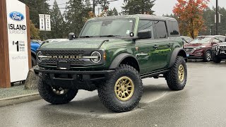 2024 Ford Bronco Badlands ROUSH + Hard Top, Rock Lights, Exhaust \u0026 Lift Kit Review | Island Ford