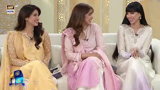 Meet Your Favorite Actress "Sonya Hussyn" with her sister's in shan e suhoor
