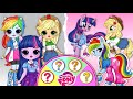 NEW FASHION For MLP Twilight Sparkle & Friends | DIYs Paper Doll & Craft