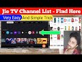 Jio Fiber live tv Channel not working / Jio fiber se Tv Kaise chalaye / All channel in jio TV+