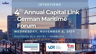 4th Annual Capital Link German Maritime Forum | Interviews