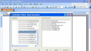 Getting Started with DocBuilder4Word