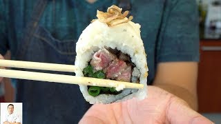 Steak and Potato Sushi Roll | DIY Supermarket Ingredients