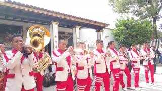 Fiesta Pagana Banda Perla de Michoacan Feria San Nicolas Totolapan 2016