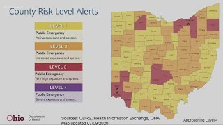 Summit & Lorain Counties upgraded to Level 3 coronavirus risk; Cuyahoga approaching Level 4