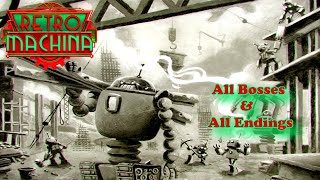 Retro Machina - All Bosses \u0026 All Endings