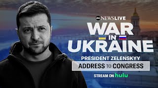 Ukrainian President Zelenskyy's full virtual address to United States Congress I ABC News