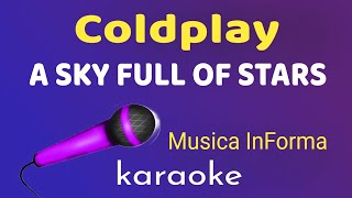 Coldplay  -  A SKY FULL OF STARS  -  karaoke