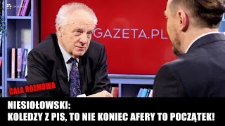 STEFAN NIESIOŁOWSKI o Kaczyńskim, Biedroniu i powrocie do PO - Poranek w Gazeta.pl