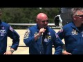Kelly and Crew Arrive at Kennedy for Endeavour Launch