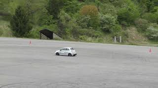 240508めいほうジムカーナ練習会 1355 アバルト595灰