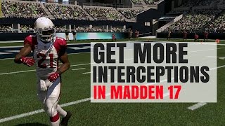 How To Get More Interceptions In Madden 17 - The Blitz That Forces Picks