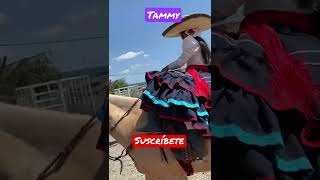 Niñas Montando a caballo #Shorts #2022   #escaramuza #reels  #trendingvideos