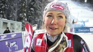 Mikaela Shiffrin on her Slalom win in Levi - USSA Network