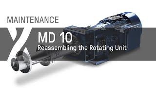 Maintenance: MD - 10 - Reassembling the Rotating Unit