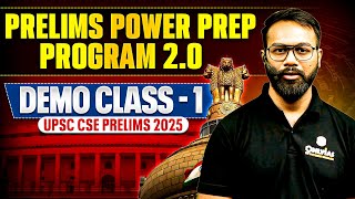 Prelims PowerPrep Program | Demo Class - 1 | UPSC 2025-26 | PW OnlyIAS