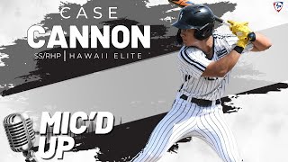 Mic'd Up: Hawaii Elite's Cannon Case gets himself in and out of trouble on the basepaths