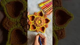 DIY Diya Paint for Ram Mandir😱 #crafteraditi #shorts #youtubepartner #DIY #RamMandir @CrafterAditi