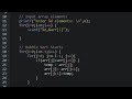 Write a program to implement Bubble Sort? (C Language)