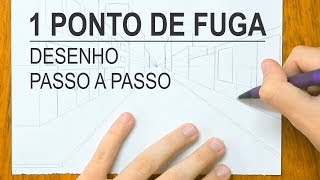 Como desenhar com 1 ponto de fuga